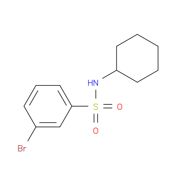N-CYCLOHEXYL 3-BROMOBENZENESULFONAMIDE