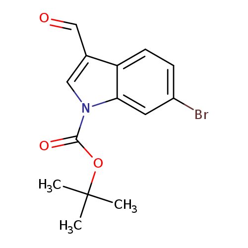 1H-Indole-1-carboxylic acid, 6-bromo-3-formyl-, 1,1-dimethylethyl ester