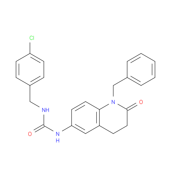3-(1-benzyl-2-oxo-1,2,3,4-tetrahydroquinolin-6-yl)-1-[(4-chlorophenyl)methyl]urea