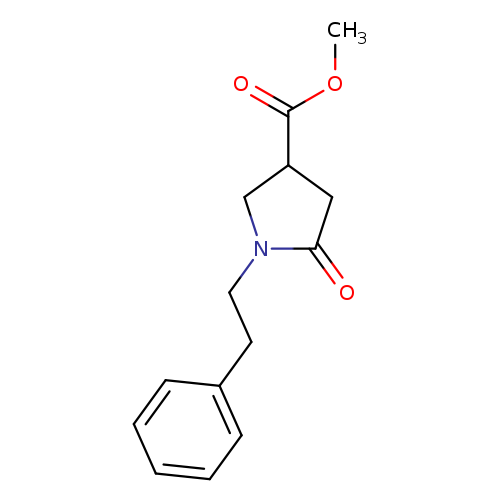 Methyl 5-oxo-1-phenethylpyrrolidine-3-carboxylate