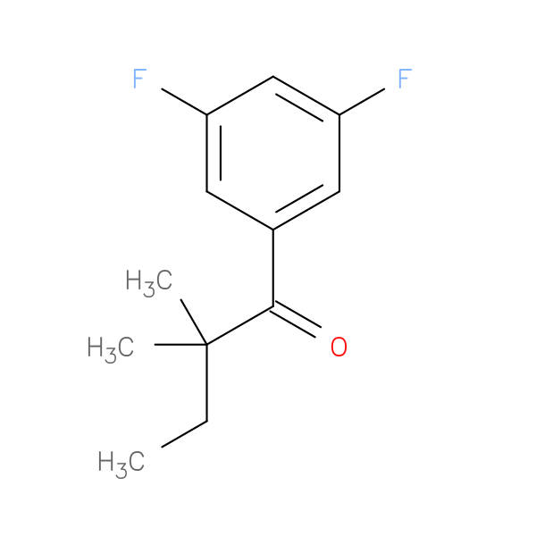 3',5'-Difluoro-2,2-dimethylbutyrophenone