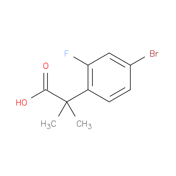 2-(4-Bromo-2-fluorophenyl)-2-methylpropanoic acid