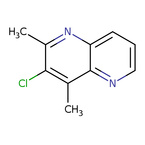 "3-chloro-2,4-dimethyl-1,5-naphthyridine"