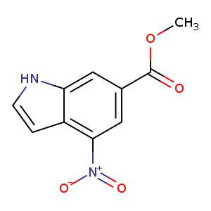 1H-Indole-6-carboxylic acid, 4-nitro-, methyl ester