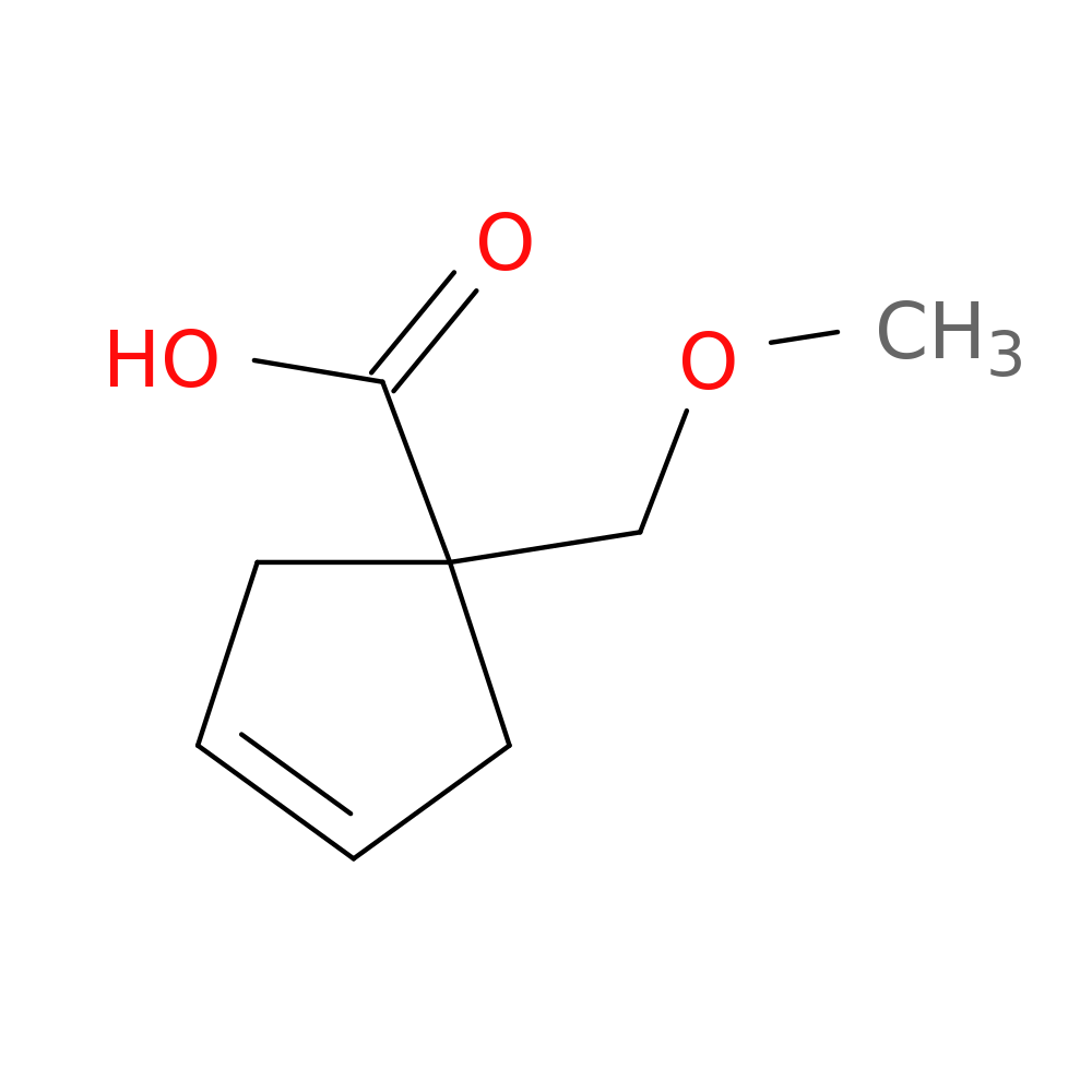 1-(methoxymethyl)cyclopent-3-ene-1-carboxylic acid