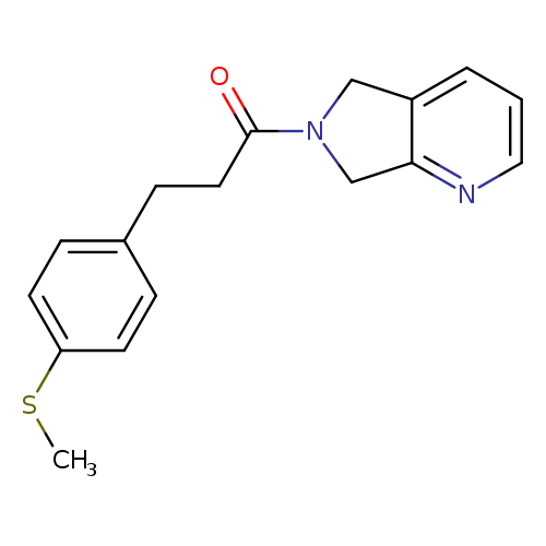 3-[4-(methylsulfanyl)phenyl]-1-{5H,6H,7H-pyrrolo[3,4-b]pyridin-6-yl}propan-1-one