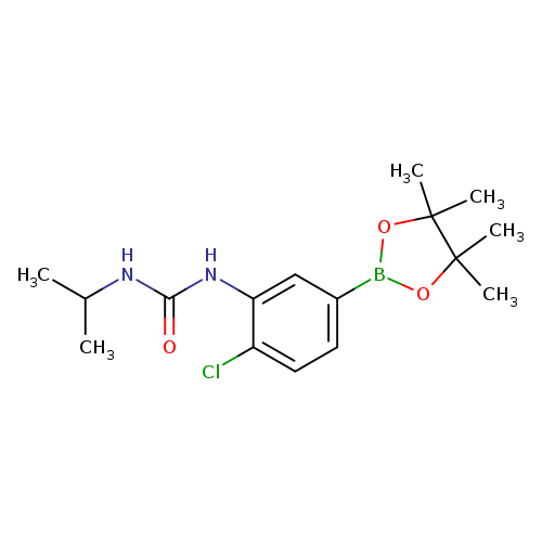 1-[2-chloro-5-(tetramethyl-1,3,2-dioxaborolan-2-yl)phenyl]-3-(propan-2-yl)urea