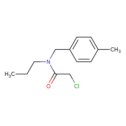 2-chloro-N-[(4-methylphenyl)methyl]-N-propylacetamide