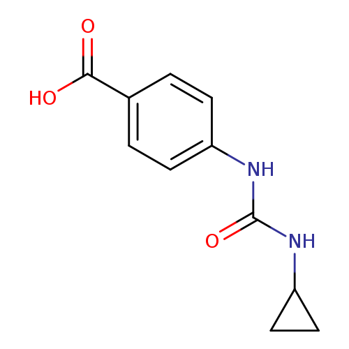 4-([(Cyclopropylamino)carbonyl]amino)benzoic acid