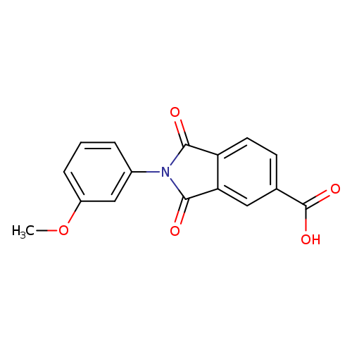 2-(3-Methoxyphenyl)-1,3-dioxoisoindoline-5-carboxylic acid