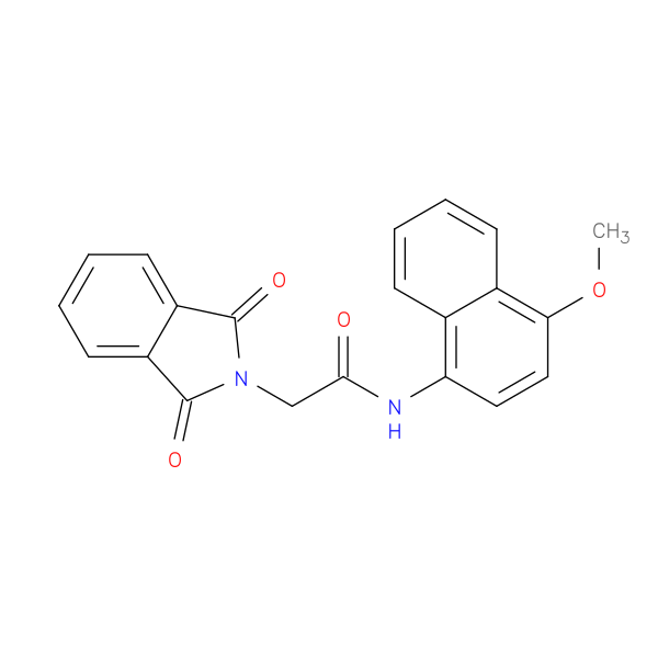 2-(1,3-dioxo-2,3-dihydro-1H-isoindol-2-yl)-N-(4-methoxynaphthalen-1-yl)acetamide