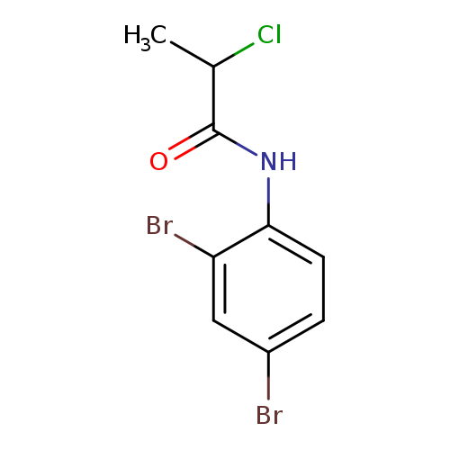 2-chloro-N-(2,4-dibromophenyl)propanamide