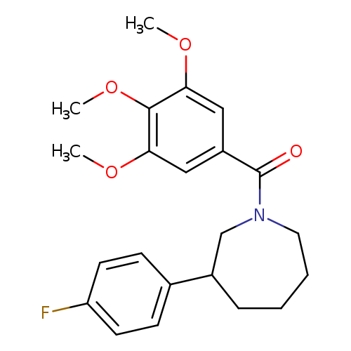 3-(4-fluorophenyl)-1-(3,4,5-trimethoxybenzoyl)azepane