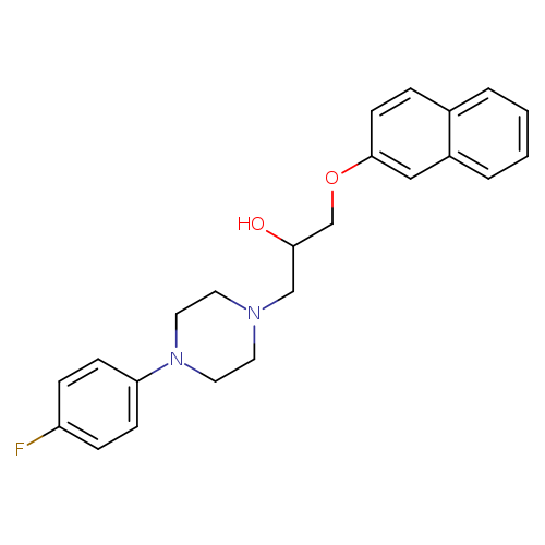1-[4-(4-fluorophenyl)piperazin-1-yl]-3-(naphthalen-2-yloxy)propan-2-ol