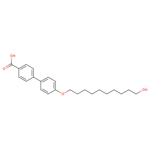 4'-[(10-hydroxydecyl)oxy]-[1,1'-biphenyl]-4-carboxylic acid