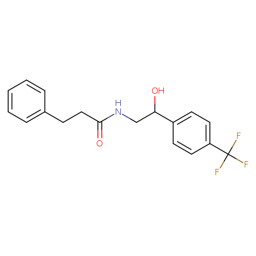 N-{2-hydroxy-2-[4-(trifluoromethyl)phenyl]ethyl}-3-phenylpropanamide