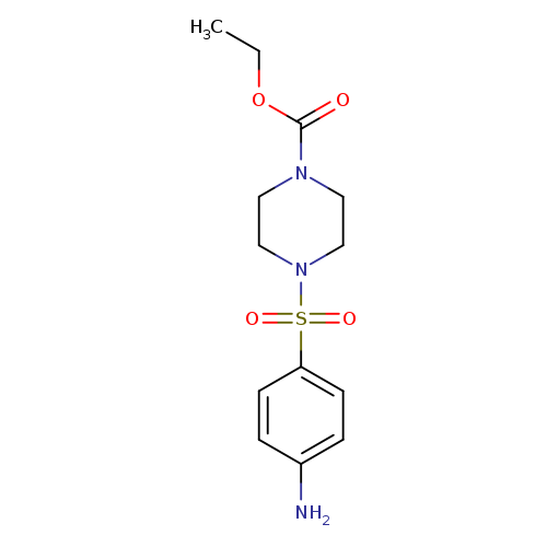 Ethyl 4-[(4-aminophenyl)sulfonyl]piperazine-1-carboxylate
