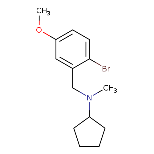 N-[(2-Bromo-5-methoxyphenyl)methyl]-N-methylcyclopentanamine