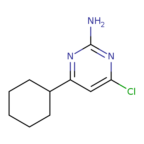 4-chloro-6-cyclohexylpyrimidin-2-amine