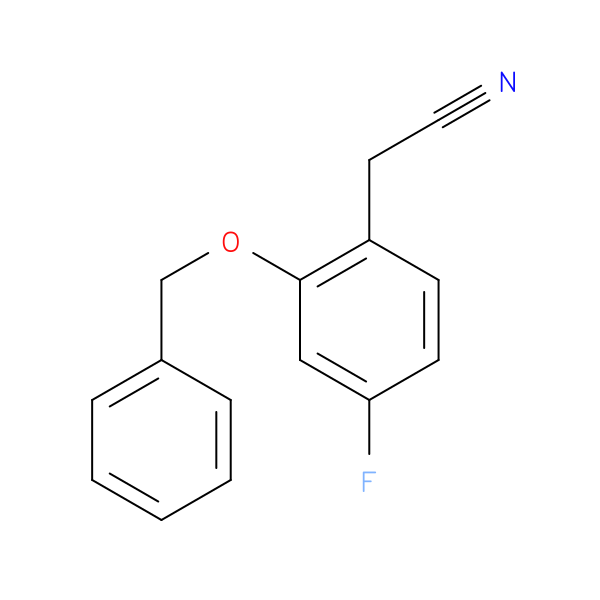 2-(2-(Benzyloxy)-4-fluorophenyl)acetonitrile