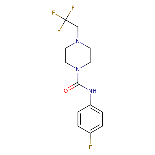 N-(4-fluorophenyl)-4-(2,2,2-trifluoroethyl)piperazine-1-carboxamide