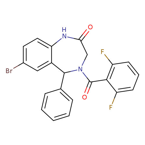 7-bromo-4-(2,6-difluorobenzoyl)-5-phenyl-2,3,4,5-tetrahydro-1H-1,4-benzodiazepin-2-one