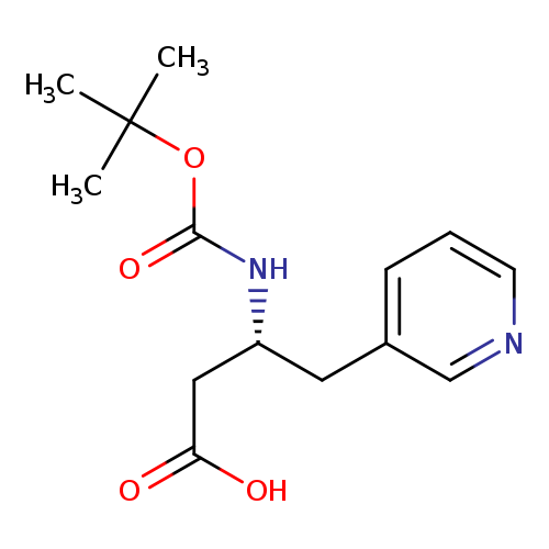 (R)-3-((tert-Butoxycarbonyl)amino)-4-(pyridin-3-yl)butanoic acid