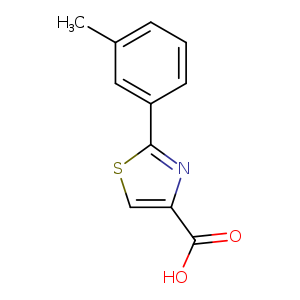 4-Thiazolecarboxylic acid, 2-(3-methylphenyl)-