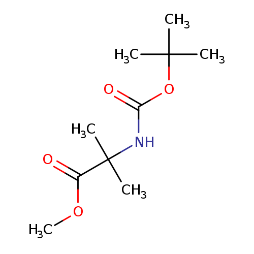 Alanine, N-[(1,1-dimethylethoxy)carbonyl]-2-methyl-, methyl ester