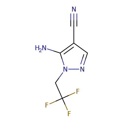 5-amino-1-(2,2,2-trifluoroethyl)-1H-pyrazole-4-carbonitrile