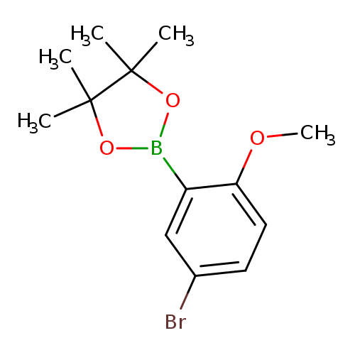 2-(5-Bromo-2-methoxyphenyl)-4,4,5,5-tetramethyl-1,3,2-dioxaborolane