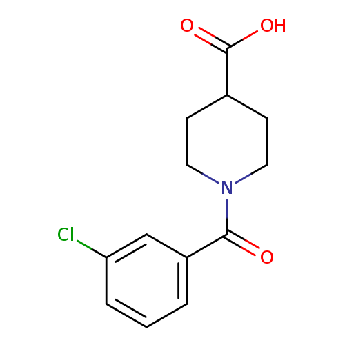 1-(3-Chlorobenzoyl)piperidine-4-carboxylic acid