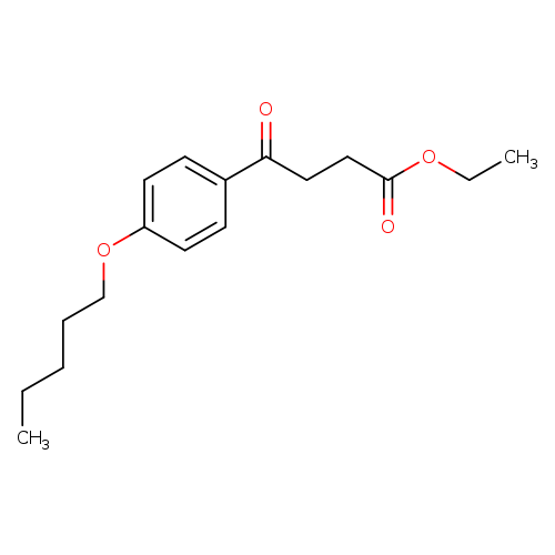 Ethyl 4-oxo-4-(4-pentyloxyphenyl)butyrate