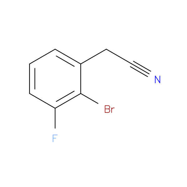 2-(2-bromo-3-fluorophenyl)acetonitrile