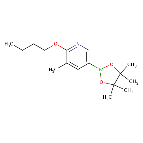 2-Butoxy-3-methyl-5-(4,4,5,5-tetramethyl-1,3,2-dioxaborolan-2-yl)pyridine