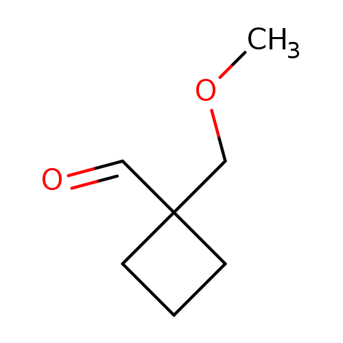 1-(methoxymethyl)cyclobutane-1-carbaldehyde