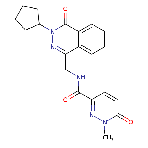 N-[(3-cyclopentyl-4-oxo-3,4-dihydrophthalazin-1-yl)methyl]-1-methyl-6-oxo-1,6-dihydropyridazine-3-carboxamide