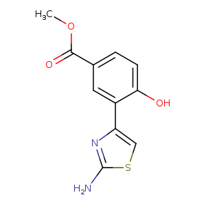 methyl 3-(2-amino-1,3-thiazol-4-yl)-4-hydroxybenzoate