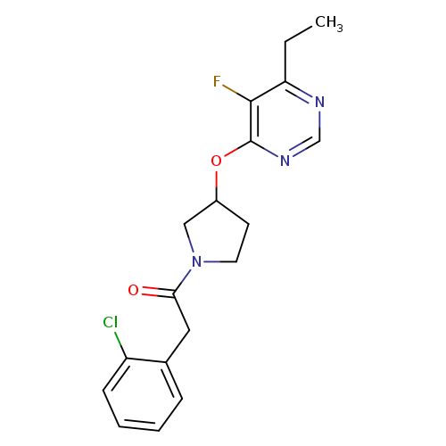 2-(2-chlorophenyl)-1-{3-[(6-ethyl-5-fluoropyrimidin-4-yl)oxy]pyrrolidin-1-yl}ethan-1-one