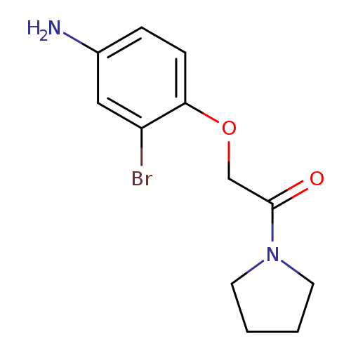 2-(4-Amino-2-bromophenoxy)-1-(pyrrolidin-1-yl)ethanone