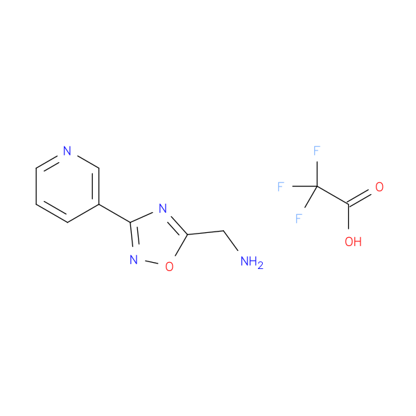 ([3-(3-Pyridinyl)-1,2,4-oxadiazol-5-yl]methyl)amine trifluoroacetate