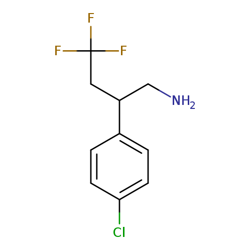 2-(4-Chlorophenyl)-4,4,4-trifluorobutan-1-amine