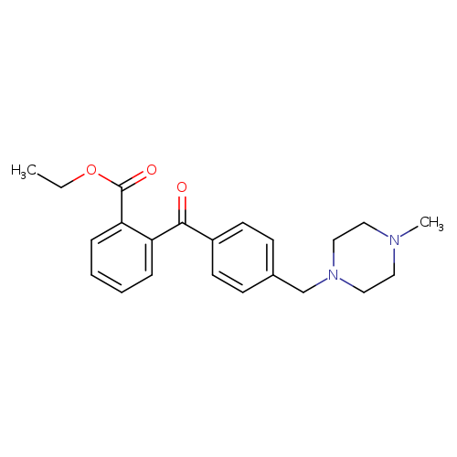 2-CARBOETHOXY-4'-(4-METHYLPIPERAZINOMETHYL) BENZOPHENONE