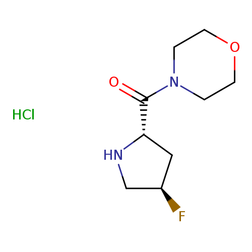 4-[(2S,4R)-4-Fluoropyrrolidine-2-carbonyl]morpholine hydrochloride