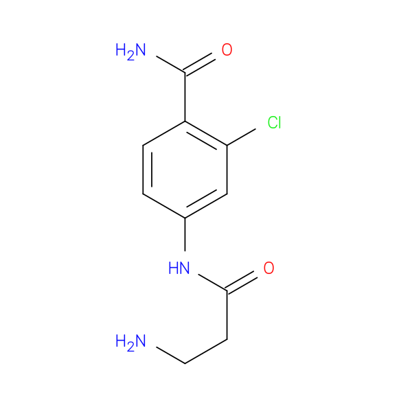 4-(3-aminopropanamido)-2-chlorobenzamide
