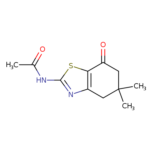N-(5,5-dimethyl-7-oxo-4,5,6,7-tetrahydro-1,3-benzothiazol-2-yl)acetamide