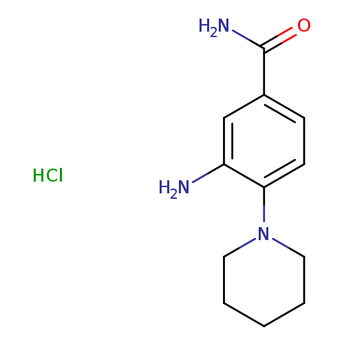 3-amino-4-(piperidin-1-yl)benzamide hydrochloride