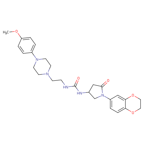 3-[1-(2,3-dihydro-1,4-benzodioxin-6-yl)-5-oxopyrrolidin-3-yl]-1-{2-[4-(4-methoxyphenyl)piperazin-1-yl]ethyl}urea