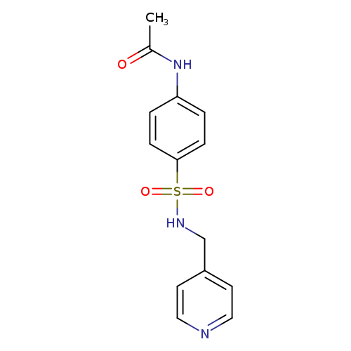 N-(4-{[(pyridin-4-yl)methyl]sulfamoyl}phenyl)acetamide