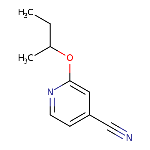 2-(butan-2-yloxy)pyridine-4-carbonitrile